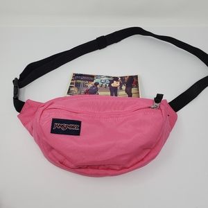 Jansport Pink Waist Pack with Black Strap